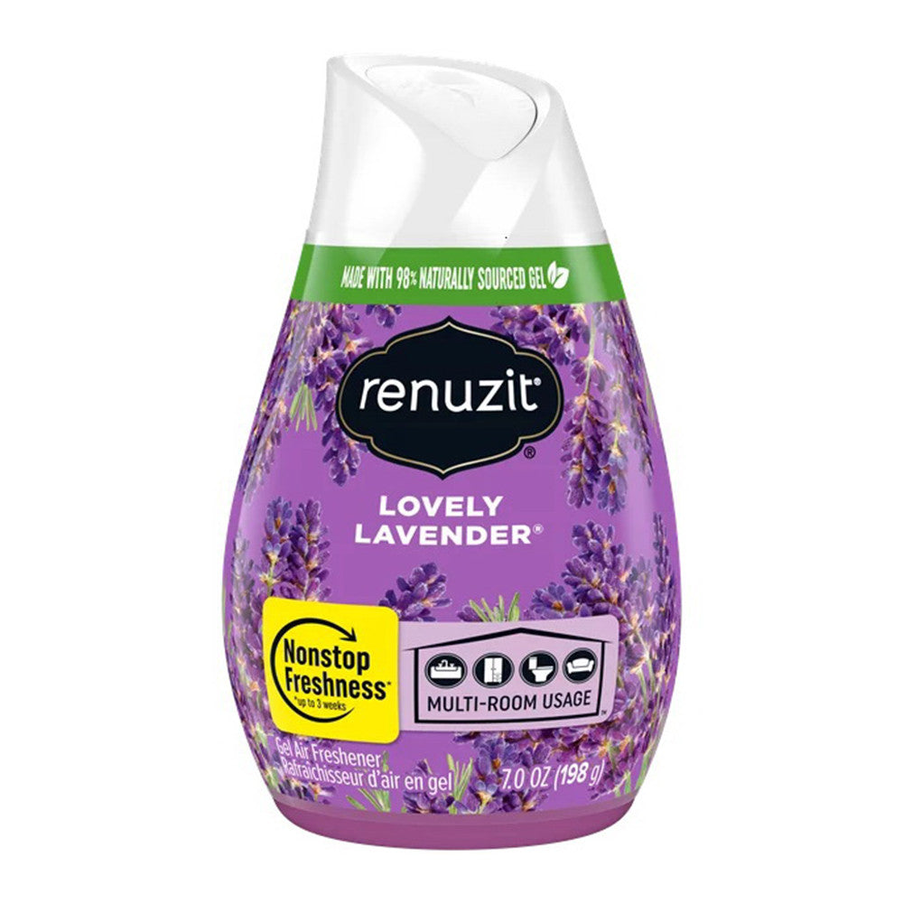 Renuzit Adjustables Air Freshener, Fresh Lavender, Solid, 7 Oz